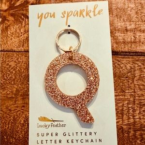 “Q” A keychain to match your shine!